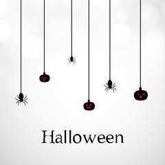 illustration of elements of Halloween Background