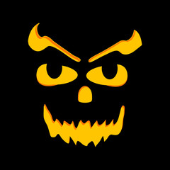 illustration of elements of Halloween Background