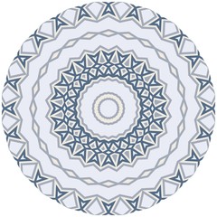 Bright colorful mandala, floral emblem, round decorative ornament isolated on white, geometric pattern, eastern, islamic, muslim, japanese, indian circular symbol.