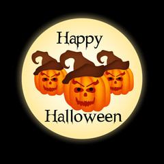 illustration of elements of Halloween Background