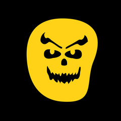 illustration of elements of Halloween Background