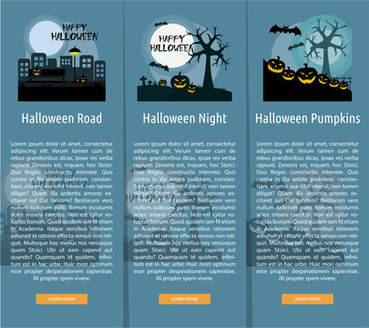 Halloween Poster Banner Concept