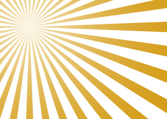 Abstract yellow sun rays background