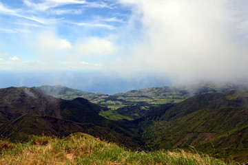 Peak of Pico da Vara (azores)