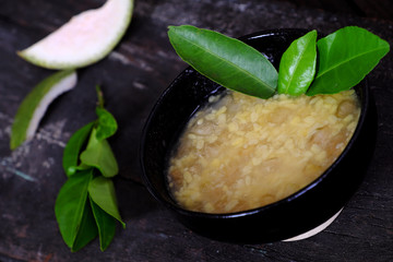 grapefruit sweet gruel, Vietnamese sweet soup