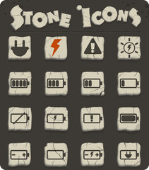 battery icon set