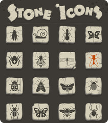 insects icon set