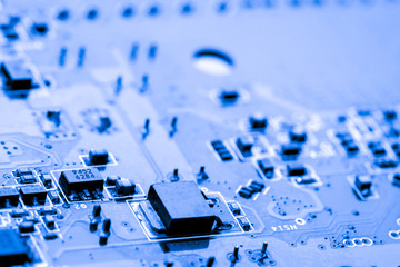 Abstract,close up of Circuits Electronic on Mainboard computer Technology background.
(logic board,cpu motherboard,Main board,system board,mobo)