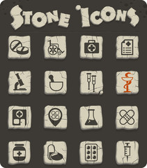 pharmacy icon set