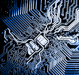 Abstract,close up of Circuits Electronic on Mainboard computer Technology background.
(logic board,cpu motherboard,Main board,system board,mobo)