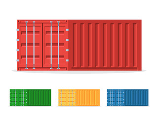 Cargo containers symbols