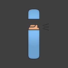 Spray antiperspirant color icon