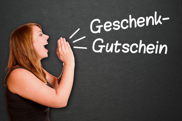 Obraz premium Geschenkgutschein