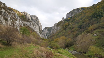 Fototapeta na wymiar Turda Gorge in Transylvania, Romania.