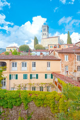 View of Barga, Lucca, Tuscany.