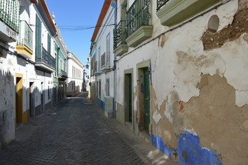 rues de la ville portugaise de Beja, région de l'alentejo