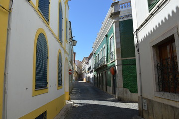 rues de la ville portugaise de Beja, région de l'alentejo
