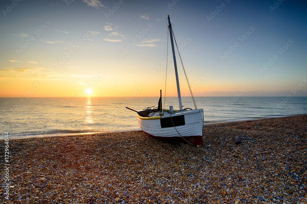 Sticker Beautiful Sunrise at Dungeness Beach