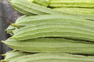 Fresh zucchini for cooking in the market