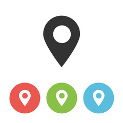 Map pin vector icon