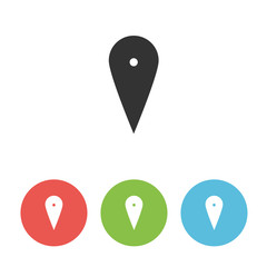 Map pin vector icon