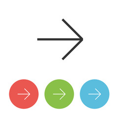 Single vector arrow for webdesign