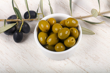 Green olives