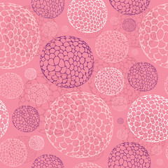 Abstract seamless pattern with circles