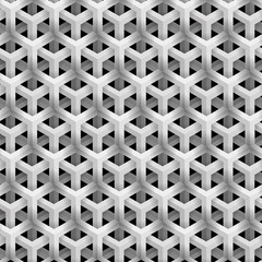 Grey Line Geometric Pattern
