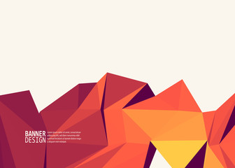 Vector Color Triangle Design Templates Brochures