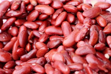 Red bean boiled is delicious for cooking