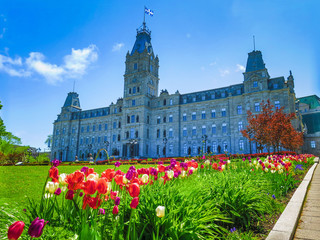 Naklejka premium Visiting Quebec City in Canada