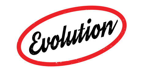 Evolution rubber stamp. Grunge design with dust scratches. Effects can be easily removed for a clean, crisp look. Color is easily changed.