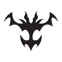 Tribal Devil Bat Logo