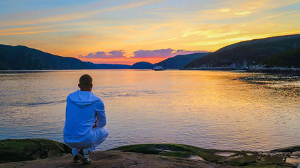 Fototapeta premium Road-tripping in Quebec region - Tadoussac