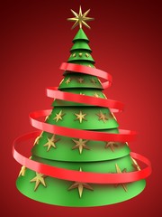 3d christmas tree