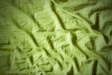 Green cloth surface. 