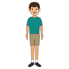 Fototapeta premium young man with summer collection clothes