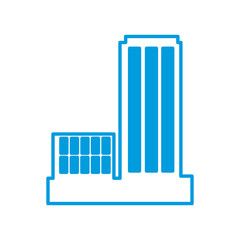 Urban city buildings icon vector illustration graphic dsign