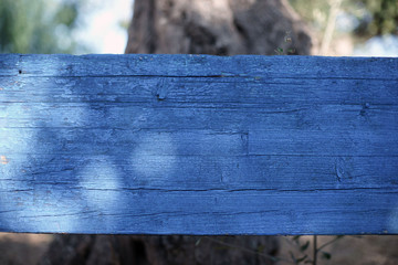 blaue Wand