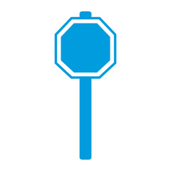 Blank road sign icon vector illustration graphic dsign