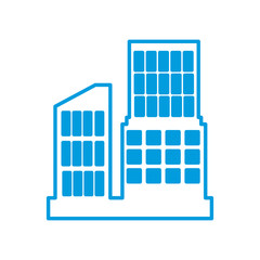 Urban city buildings icon vector illustration graphic dsign