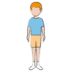 Fototapeta premium young man avatar character