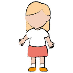 cute little girl character