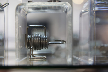 Close up tube or coil of heat exchanger