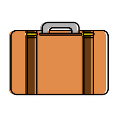 travel suitcase isolated icon