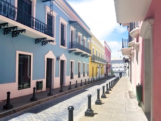 Fototapeta premium Old town San Juan, Puerto Rico.