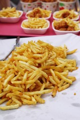 French fries is delicious in the market