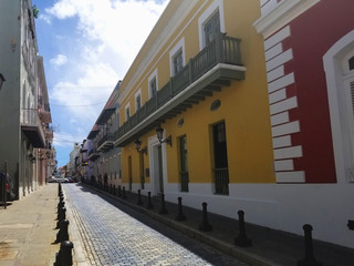 Old town San Juan, Puerto Rico.