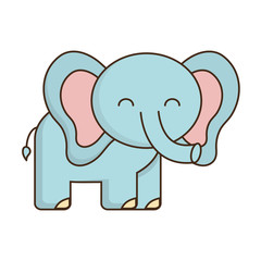 cute elephant icon
